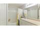 Clean bathroom with bathtub, shower, and updated vanity at 4142 Central Sarasota Pkwy # 1428, Sarasota, FL 34238