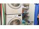 Convenient laundry closet with washer and dryer at 4142 Central Sarasota Pkwy # 1428, Sarasota, FL 34238