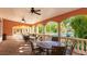 Outdoor patio overlooking the community pool at 4142 Central Sarasota Pkwy # 1428, Sarasota, FL 34238