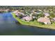 Community of lakefront homes, bird's eye view at 4363 Kariba Lake Ter, Sarasota, FL 34243