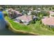 Lakefront home with private screened patio at 4363 Kariba Lake Ter, Sarasota, FL 34243