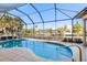 Refreshing screened pool overlooking the canal at 4937 Oxford Dr, Siesta Key, FL 34242