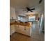 Kitchen features butcher block countertops and eat-in area at 5938 S Lockwood Ridge Rd, Sarasota, FL 34231