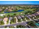 High-angle view of community, highlighting home's location at 7131 Sandhills Pl, Lakewood Ranch, FL 34202