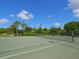 Well-maintained tennis courts with lighting and surrounding landscaping at 7131 Sandhills Pl, Lakewood Ranch, FL 34202