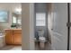 Small bathroom with toilet and a view of another bathroom at 9203 Winter Harbour Way, Bradenton, FL 34212