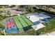 Bocce ball court with checkerboard and shuffleboard areas at 9203 Winter Harbour Way, Bradenton, FL 34212