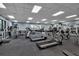 Modern fitness center featuring treadmills, ellipticals, and other exercise equipment at 9203 Winter Harbour Way, Bradenton, FL 34212
