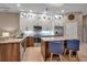 Modern kitchen with stainless steel appliances and granite countertops at 9203 Winter Harbour Way, Bradenton, FL 34212