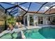 Large screened pool with spa and access to house at 9203 Winter Harbour Way, Bradenton, FL 34212