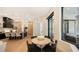 Breakfast nook with a round table and chairs, overlooking the pool area at 15125 Waterline Rd, Bradenton, FL 34212