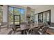 Covered patio with outdoor kitchen and dining area at 15125 Waterline Rd, Bradenton, FL 34212