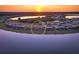 Aerial view of a home community with lakefront property at 17539 Polo Trl, Bradenton, FL 34211