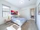 Spacious bedroom with ensuite bathroom and access to a second bathroom at 17539 Polo Trl, Bradenton, FL 34211
