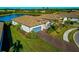 Aerial view of house and surrounding area at 20861 Cattail Blvd, Venice, FL 34292