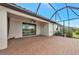 Patio with sliding doors and a ceiling fan at 20861 Cattail Blvd, Venice, FL 34292