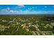 Aerial view showcasing home's location in residential neighborhood at 2155 Jagust Rd, North Port, FL 34288