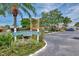 Community entrance sign for Strathmore Riverside Villas at 2505 Riverbluff Pkwy # V196, Sarasota, FL 34231