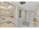 Entryway with view into kitchen and bathroom at 2505 Riverbluff Pkwy # V196, Sarasota, FL 34231