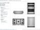 Stainless steel kitchen appliances including a gas cooktop, oven, and dishwasher at 2508 Waterfront Cir, Sarasota, FL 34240
