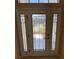 Front entry featuring an elegant door with stained-glass details at 3439 101St E Ave, Parrish, FL 34219