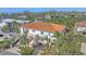 Luxury home with terracotta roof and stunning canal views at 4136 Roberts Point Cir, Sarasota, FL 34242