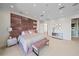 Main bedroom with plush bed and ample closet space at 4136 Roberts Point Cir, Sarasota, FL 34242