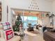 Relaxing enclosed balcony with water views and seating area at 4207 Caddie E Dr # 202, Bradenton, FL 34203