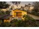 Second story balcony at dusk at 5112 Jungle Plum Rd, Sarasota, FL 34242