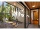 Private patio accessible from bedroom and hallway at 5112 Jungle Plum Rd, Sarasota, FL 34242