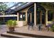 Patio with seating area and plants at 5112 Jungle Plum Rd, Sarasota, FL 34242