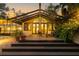 Steps leading to a patio with seating at 5112 Jungle Plum Rd, Sarasota, FL 34242