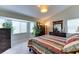 Well-lit bedroom with bay window at 5369 Lake Arrowhead Trl # 17A, Sarasota, FL 34231