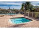 Community pool and spa with ample seating and patio area at 6135 Heritage Ln # 6135, Bradenton, FL 34209