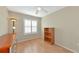 Charming bedroom with wood floors and plantation shutters at 7107 Cedar Hollow Cir, Bradenton, FL 34203