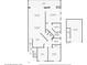 One-story floor plan, 2 bedrooms, 2 baths, and a garage at 7107 Cedar Hollow Cir, Bradenton, FL 34203
