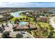 Community pool, center, and tennis court at 7825 112Th E Ave, Parrish, FL 34219