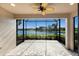Enjoy the water view from this screened patio at 8199 Varenna Dr, Sarasota, FL 34231