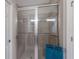 Large walk-in shower with glass enclosure at 8224 Varenna Dr, Sarasota, FL 34231