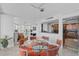 Open concept dining room with seating for six and kitchen views at 888 Blvd Of The Arts # 1408, Sarasota, FL 34236