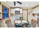 Bright kitchen with white cabinets, stainless steel appliances, and breakfast nook at 1100 27Th W Ave, Palmetto, FL 34221