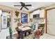 Small kitchen with breakfast nook and stainless steel appliances at 1100 27Th W Ave, Palmetto, FL 34221