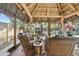 Relaxing outdoor patio with wicker furniture, perfect for entertaining at 1100 27Th W Ave, Palmetto, FL 34221
