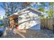 Ample storage shed with room for bikes and yard equipment at 1100 27Th W Ave, Palmetto, FL 34221