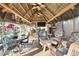 Tiki bar interior with wicker furniture and bar at 1100 27Th W Ave, Palmetto, FL 34221