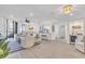 Spacious living room with hardwood floors and open floor plan at 1211 Gulf Of Mexico Dr # 403, Longboat Key, FL 34228