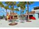 Community with several food kiosks and seating at 1447 Allegheny Ln, North Port, FL 34286