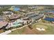 Community overview with pool, clubhouse, and tennis courts at 17607 Gawthrop Dr # 103, Bradenton, FL 34211