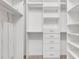Spacious walk-in closet with ample shelving and hanging space at 17607 Gawthrop Dr # 103, Bradenton, FL 34211