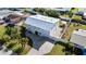 Aerial view showing house, yard, and driveway at 1790 Ezelle Ave, Largo, FL 33770